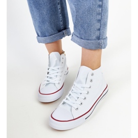 Zapatillas altas Eliska blancas blanco 3