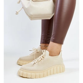 Deportivas Jitka beige claro 4