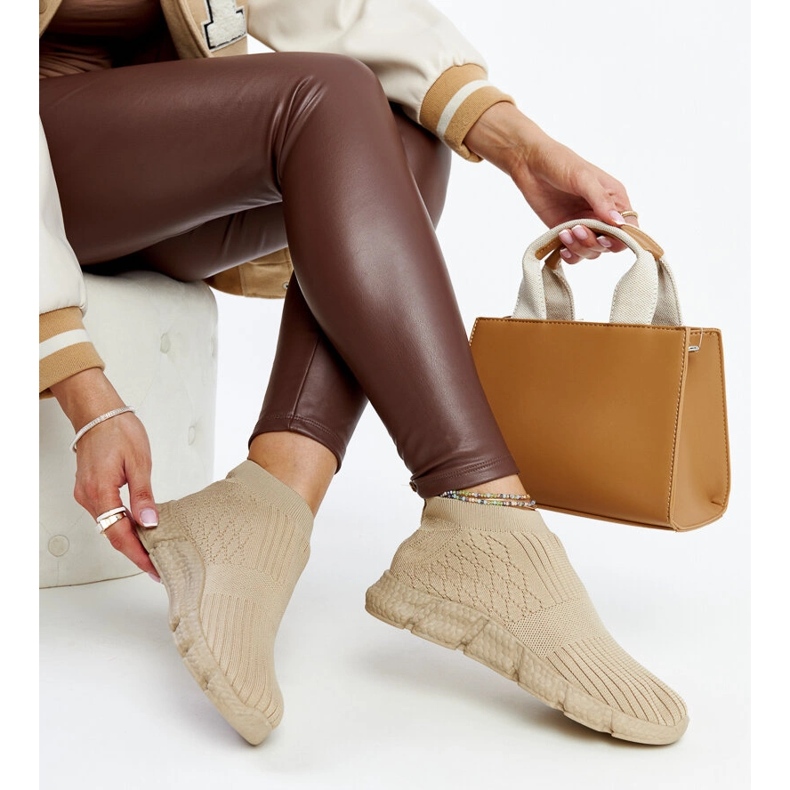 Zapatillas deportivas ligeras beige oscuro de Vaclav 1