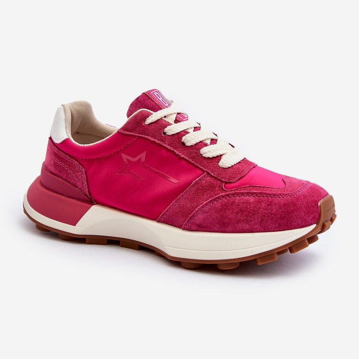 Deportivas Mujer Piel Big Star NN274961 Fucsia rosa 2