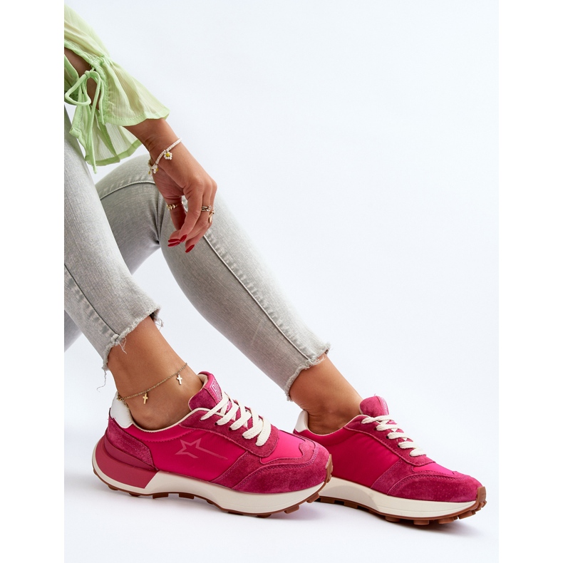 Deportivas Mujer Piel Big Star NN274961 Fucsia rosado 1