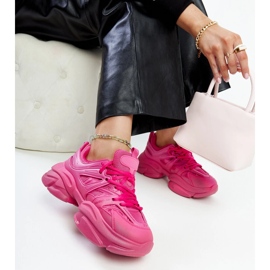 Deportivas Feaven rosa oscuro rosado 1