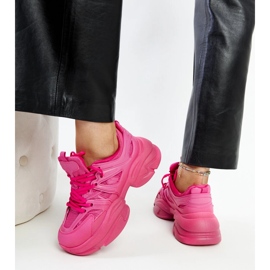 Deportivas Feaven rosa oscuro rosado 5