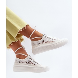 Zapatillas de Mujer con Cordones Lee Cooper LCW-23-44-1617 Blanco 9