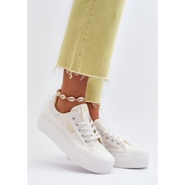 Zapatillas Mujer Plataforma Lee Cooper LCW-24-31-2179 Blanco 3