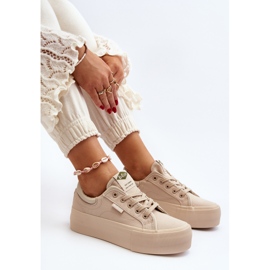 Zapatillas Mujer Plataforma Lee Cooper LCW-24-31-2181 Beige 1 Zapatillas Mujer Plataforma Lee Cooper LCW-24-31-2181 Beige 1