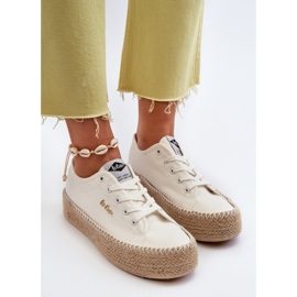 Lee Cooper LCW-24-44-2410 Zapatillas trenzadas, blanco 7