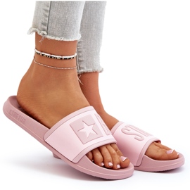 Chanclas de mujer Big Star NN274A647 Rosa rosado 9