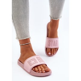 Chanclas de mujer Big Star NN274A647 Rosa rosado 4