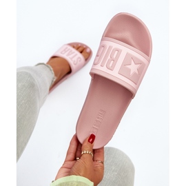 Chanclas de mujer Big Star NN274A647 Rosa rosado 8