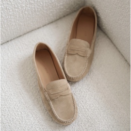 Marco Shoes Mocasines ante beige 1
