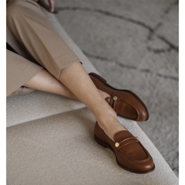 Marco Shoes Mocasines tipo mocasín de piel marrón 8