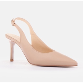 Marco Shoes tacones altos marbella beige 4