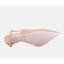 Marco Shoes tacones altos marbella beige 5