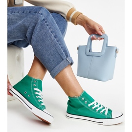 Zapatillas altas Eliska verdes 1 Zapatillas altas Eliska verdes 1