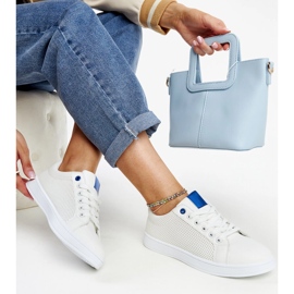 Zapatillas blancas de cuero ecológico de Semret blanco 1 Zapatillas blancas de cuero ecológico de Semret blanco 1