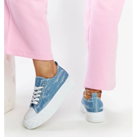 Zapatillas altas Almaz azules 3