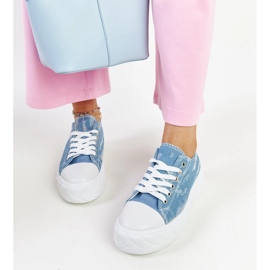 Zapatillas altas Almaz azules 4