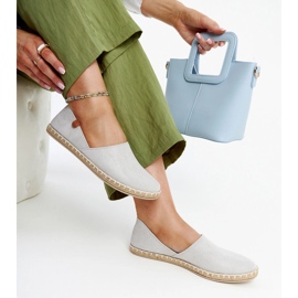 Zapatillas Gimja plateadas gris 1