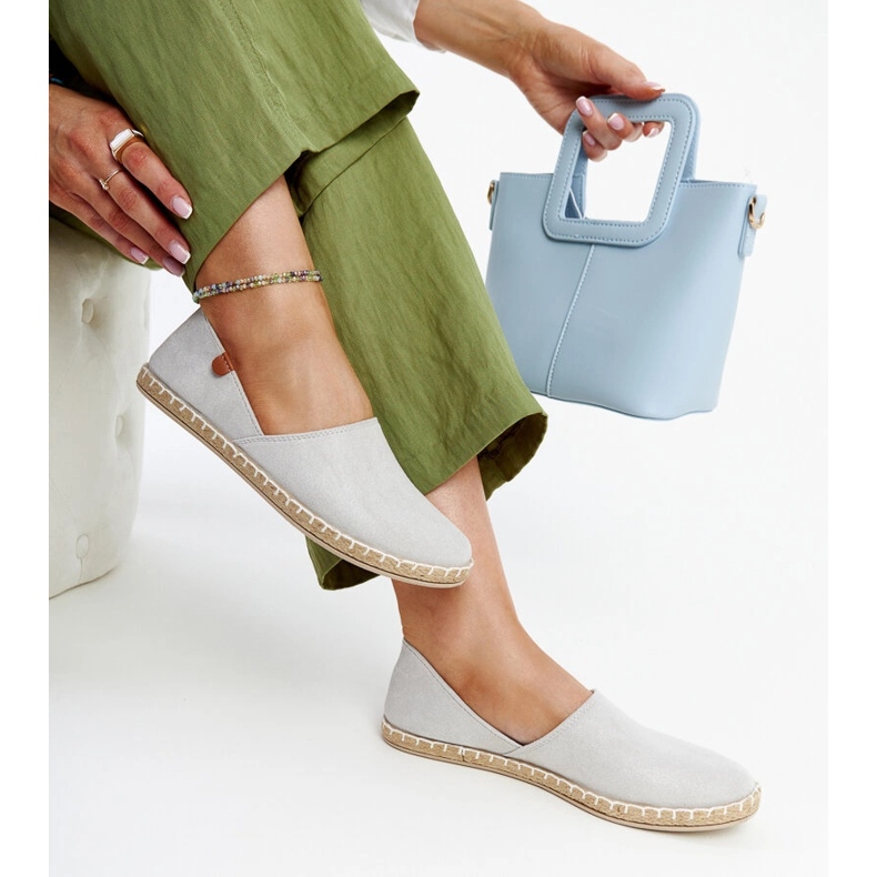 Zapatillas Gimja plateadas gris 1