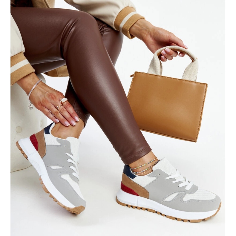 Zapatillas multicolores con plataforma Sultisz. gris 1