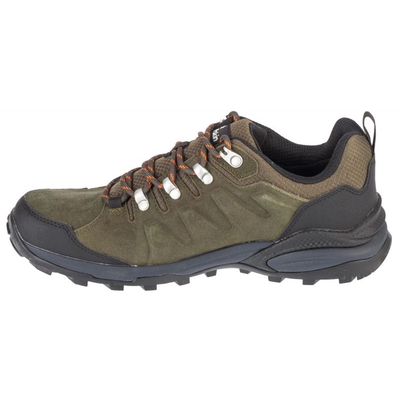 Zapatillas Jack Wolfskin Refugio Texapore Low M 4049851-4287 verde 1