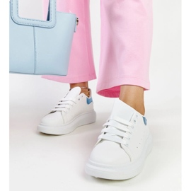 Zapatillas Fatimah de ecopiel blanca. blanco 3