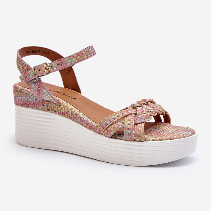Sandalias de cuña multicolor Esinna 2