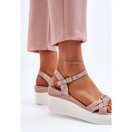 Sandalias de cuña multicolor Esinna 6