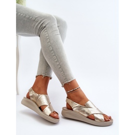 Zazoo 40392 Sandalias Mujer Piel Dorado 9