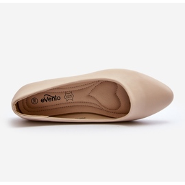 Bailarinas Mujer Piel Ecológica Beige Tindomiel 6