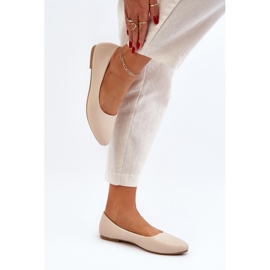 Bailarinas Mujer Piel Ecológica Beige Tindomiel 7