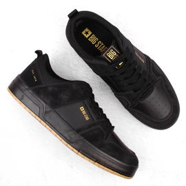 Deportivas hombre negras Big Star NN174094 negro 3
