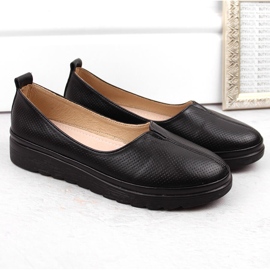 Zapatos slip-on mujer piel negros Filippo DP6163 2