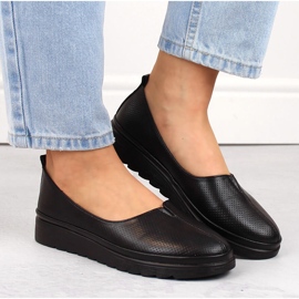 Zapatos slip-on mujer piel negros Filippo DP6163 5