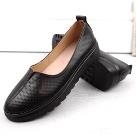 Zapatos slip-on mujer piel negros Filippo DP6163 7