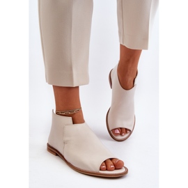 Sandalias Mujer Piel Laura Messi 2443 blanco 3