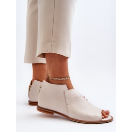 Sandalias Mujer Piel Laura Messi 2443 blanco 4