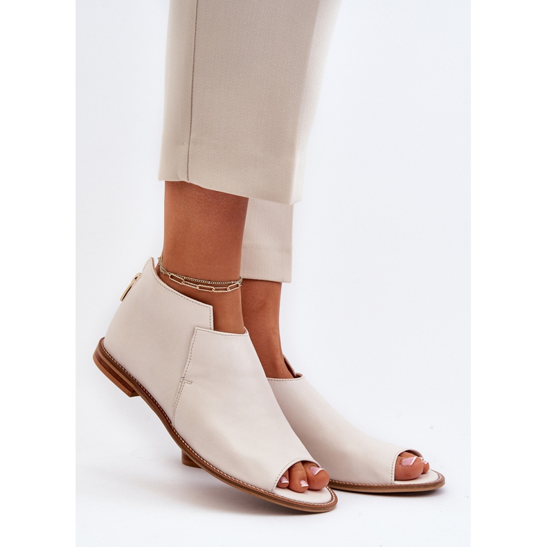 Sandalias Mujer Piel Laura Messi 2443 blanco 1