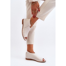 Sandalias Mujer Piel Laura Messi 2443 blanco 5