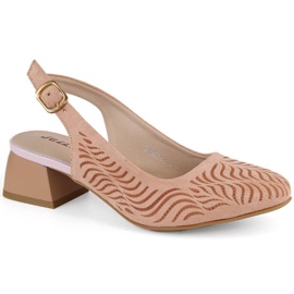 Sandalias de ante Jezzi W JEZ403C rosa rosado 1