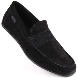 Zapatos Big Star M INT1982 piel serraje negro 1