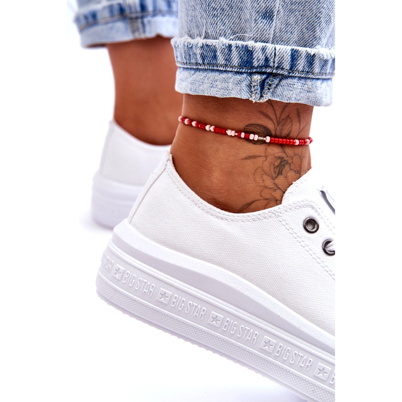 Sneakers Mujer Plataforma Big Star LL274A177 Blanco 2