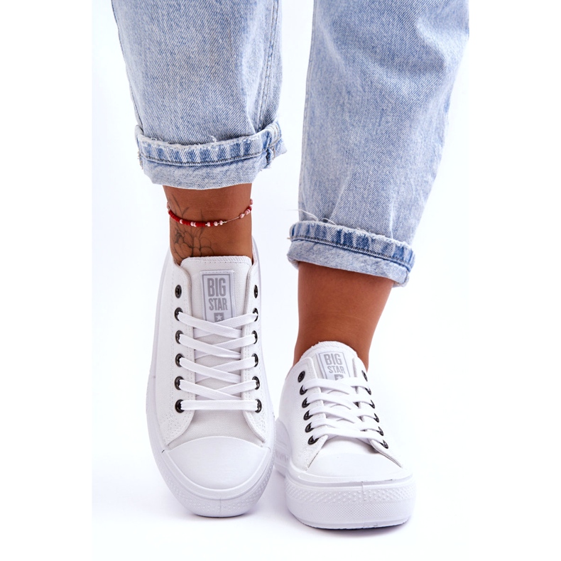 Sneakers Mujer Plataforma Big Star LL274A177 Blanco 1