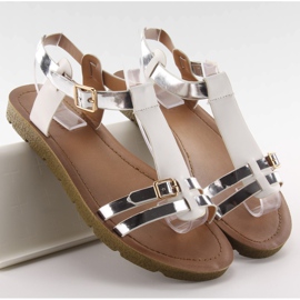 Sandalias Mujer JK-60 Blanco gris 1