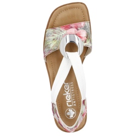 Sandalias cómodas florales Rieker W RKR334C multicolor 3