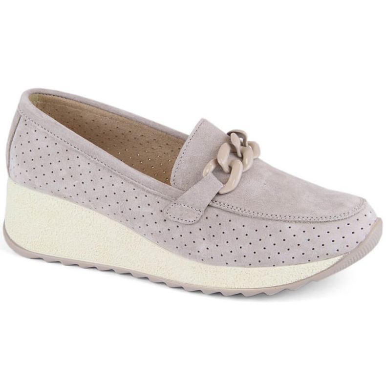 Filippo W PAW507A Zapatos ante piel beige 1