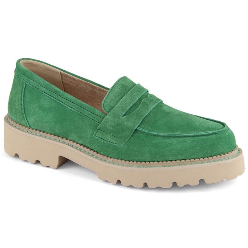 Filippo W PAW510A Zapatos de piel serraje verde 1