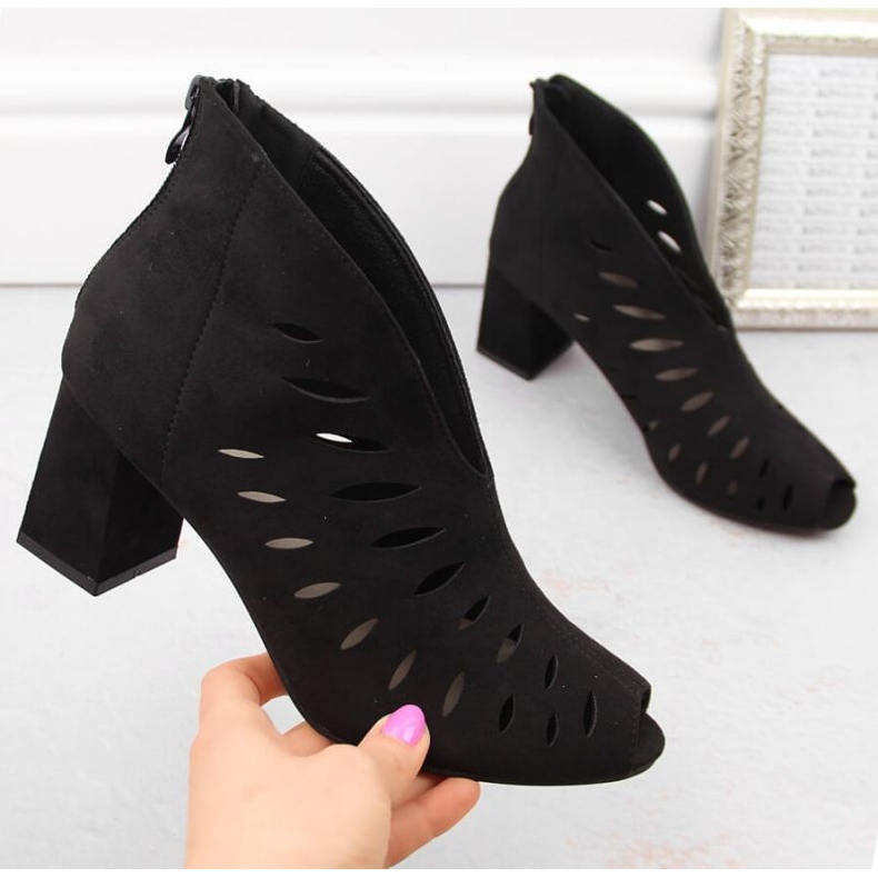 Potocki W WOL225A botines de ante, negro 2