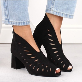 Potocki W WOL225A botines de ante, negro 7